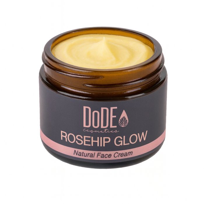 Натурален крем с шипки за нормална към суха кожа ROSEHIP GLOW