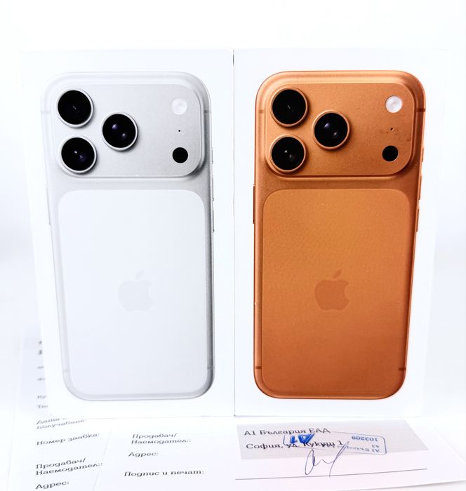 НОВ! Apple iPhone 17 Pro 256GB Cosmic Orange / Silver 2г. Гаранция