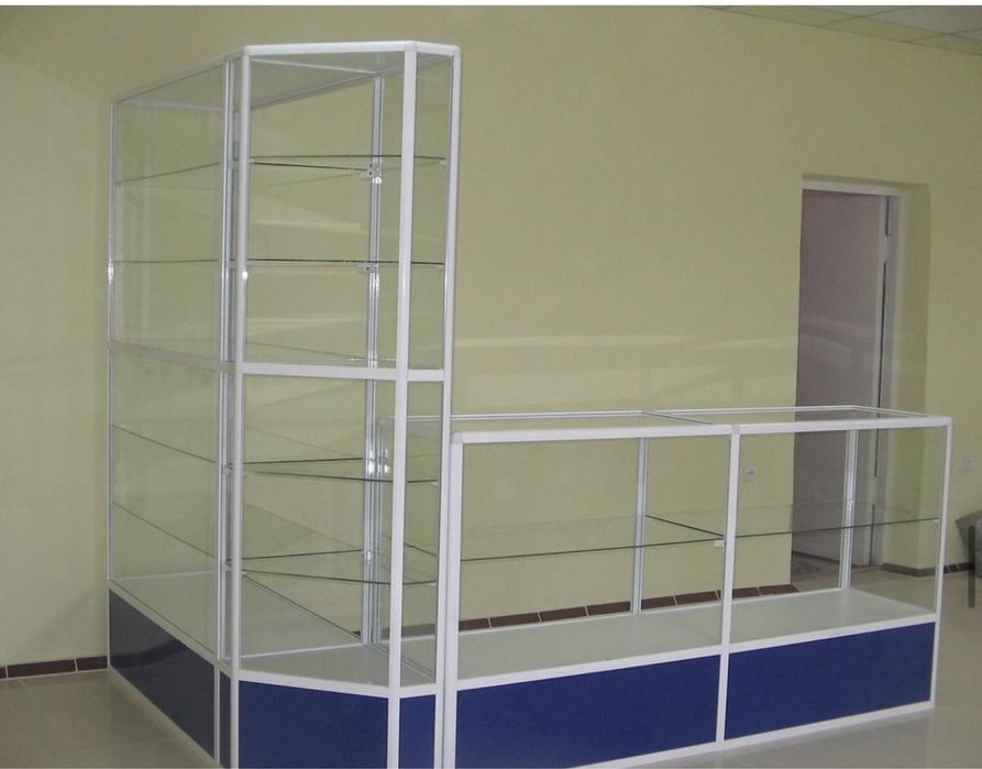 Витрина стеклянные, торговое оборудование, Атырау