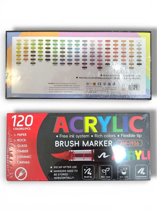 Акриловые маркеры 120 шт.