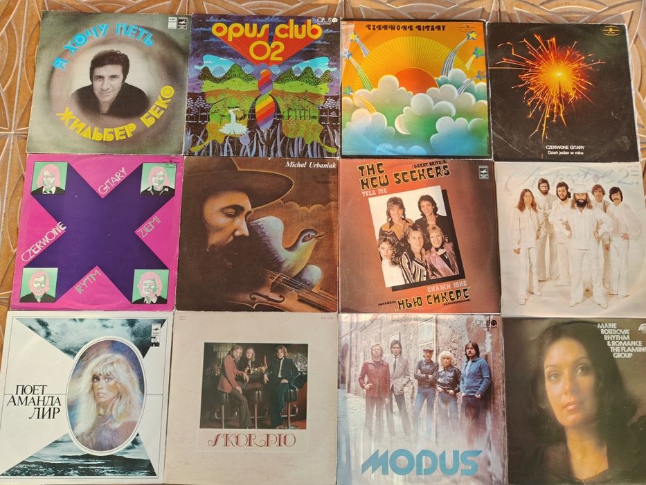 Коллекция пластинок  в количестве состояние как новые