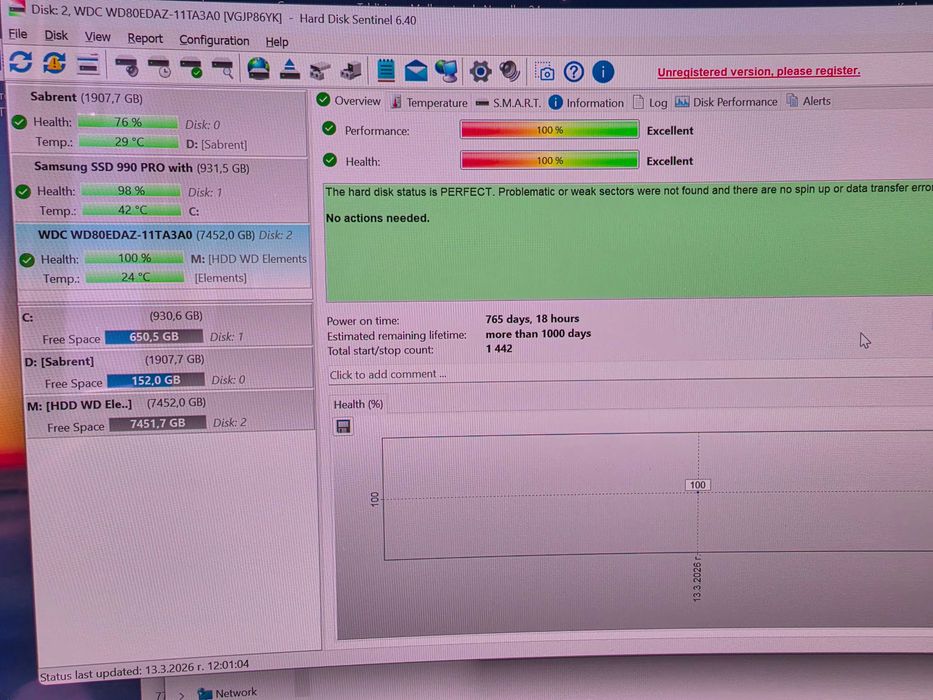 Външен HDD WD Elements Desktop 8TB, 3.5", USB 3.0, Черен