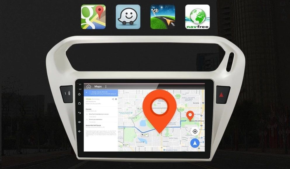 Navigatie Gps Peugeot 301 Citroen C-Elysee , Android Nou , Garantie