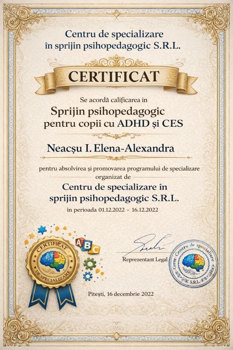 Consiliere psihologica/psihopedagogica