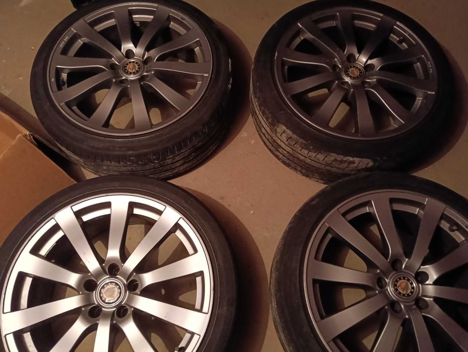 Vînd jante 5/108/R18 cauciucuri vara 225/40R18 dot 2021 cu jante