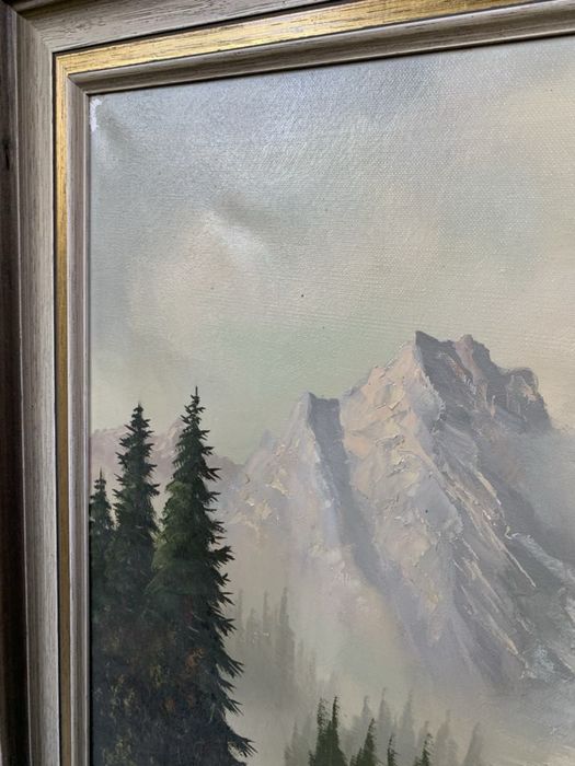 Голяма антикварна картина 91,5 см./ 72 см.