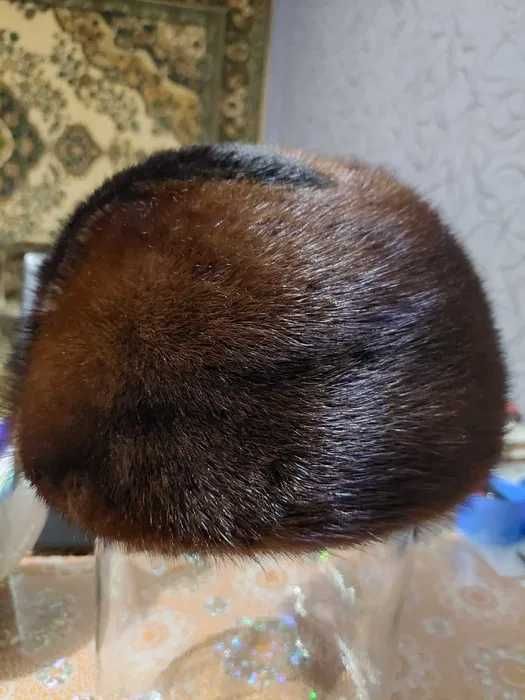 Норковая шапка женская