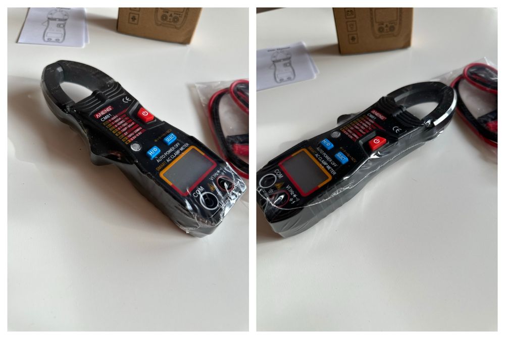 Професионални амперклещи ANENG /LCD дисплей/600A/600V/60MΩ /40mF/10Hz