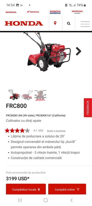 Motosapa Honda FRC 800