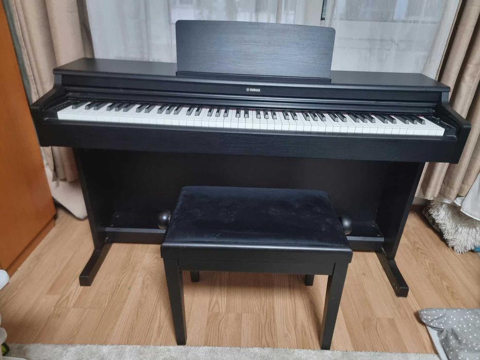 Pian digital Yamaha Arius YDP-165 Black + scaun Gewa Deluxe + căști Audio-Technica
