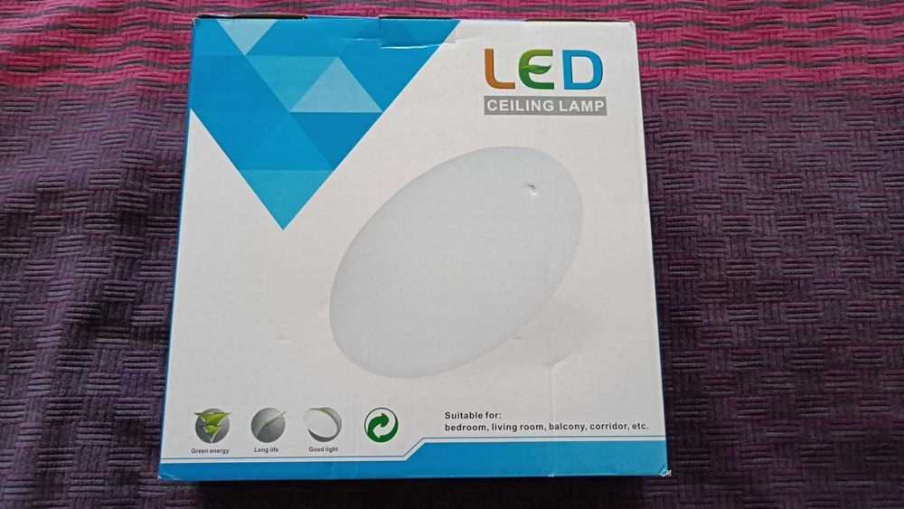 Aplică LED rotundă NOUĂ – lumină puternică, economică