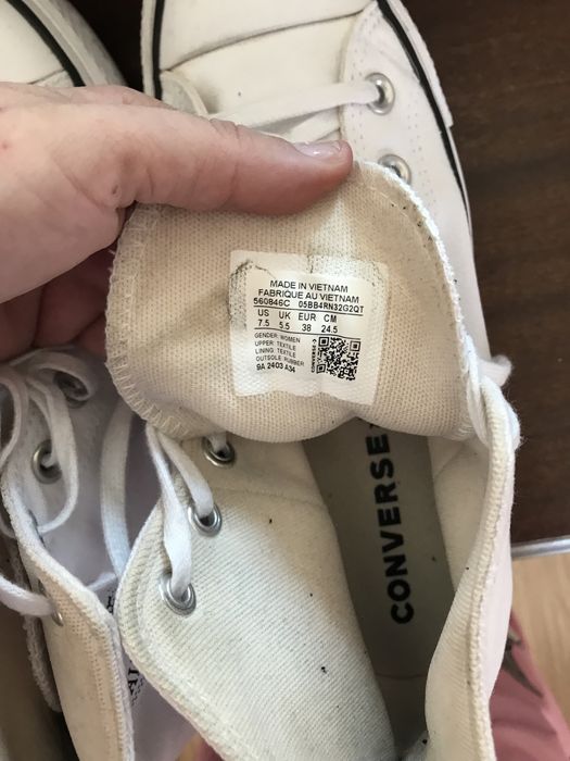 Converse бели кецове