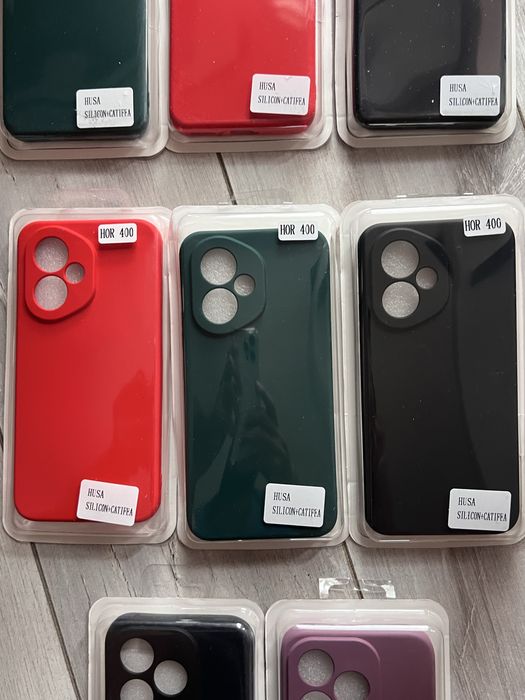 Huse silicon Catifea Honor 400/ 400Lite/ 400 Pro