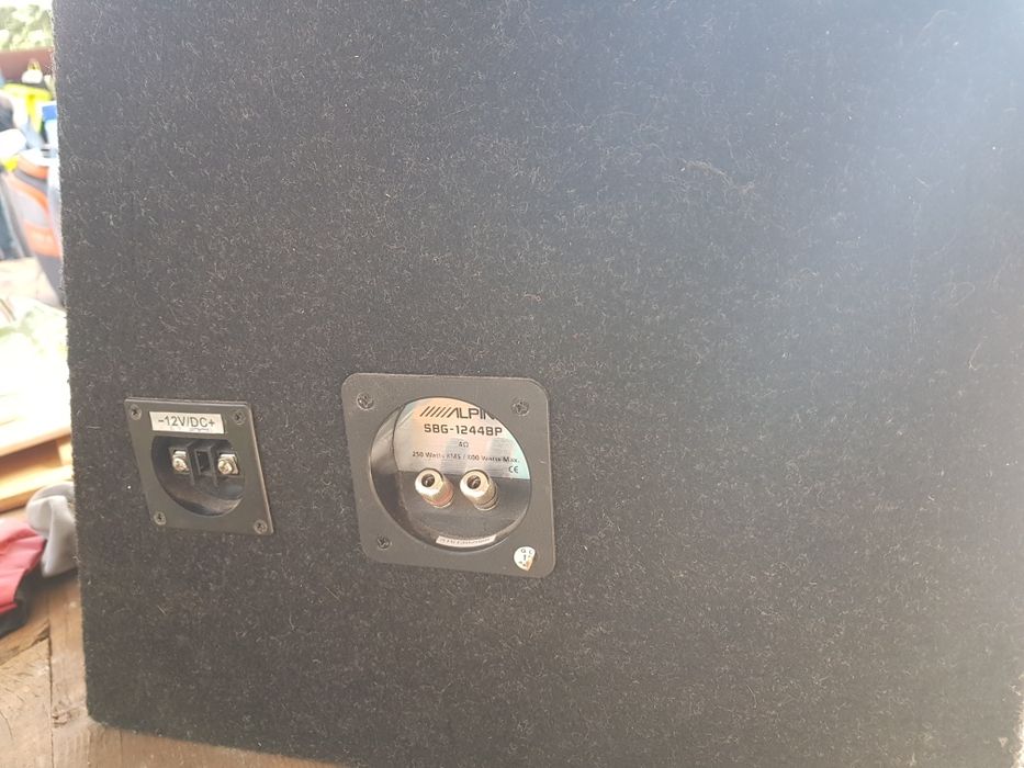 Subwoofer alpine + amplificator