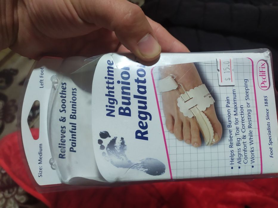 Oyoq uchun togirlagich bosh barmoqni