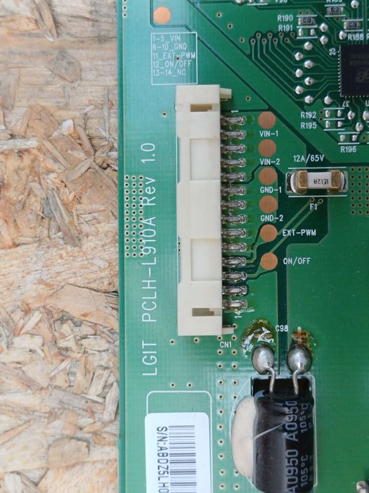Placa T-CON tv  LG  PCLH-L910A REV 1.0, 47LE8500-ZA