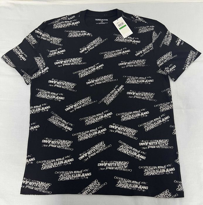 Calvin Klein Jean Тениска Черна , Нова, р-р  L