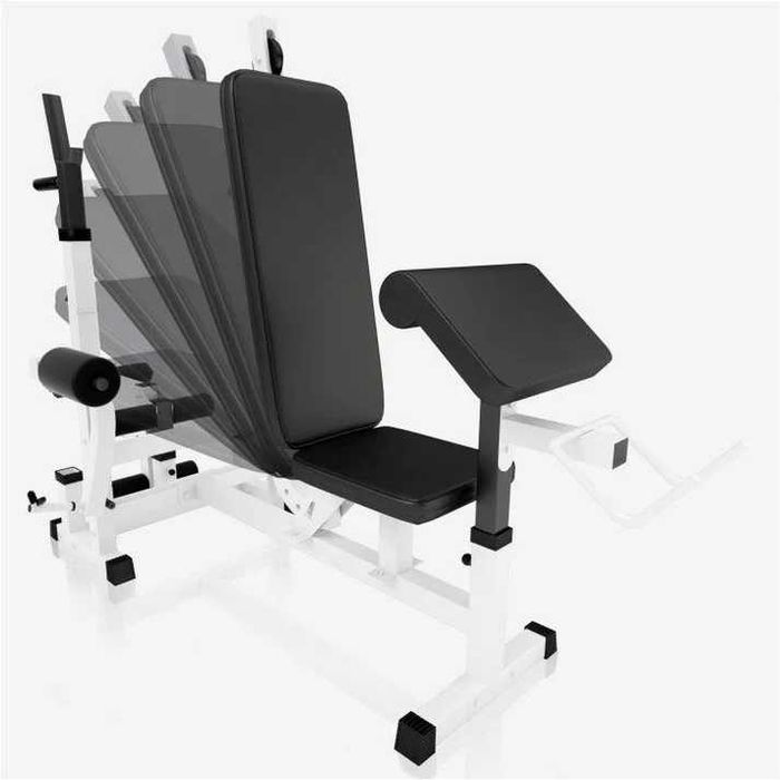 Aparat multifuncțional de fitness cu set de 100 de kg