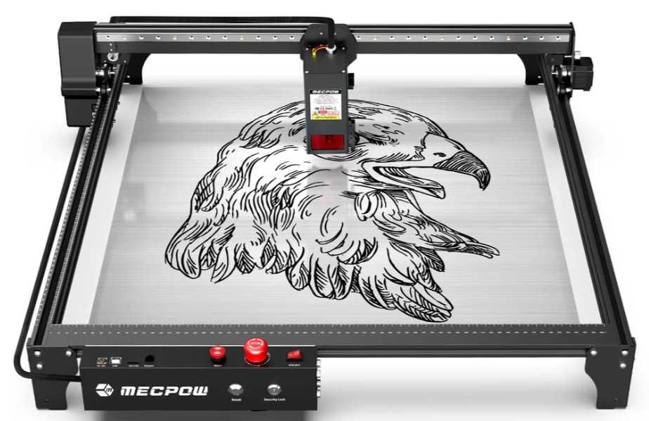 Gravator Laser Mecpow X5 Pro 33W | Suprafață Mare 600x600mm | Air Assist Automat | Factură