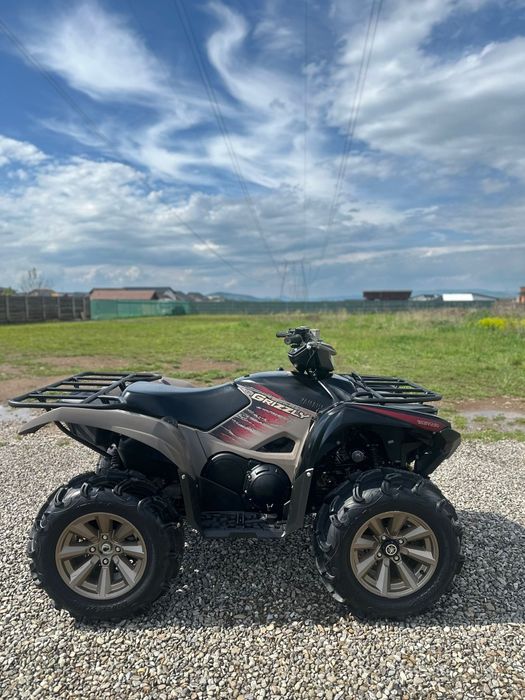 Yamaha Grizzly 700cm// 2024, RAR EFECTUAT , CARTE Ro // recent import , unic proprietar// 1000km, variante atv Can Am