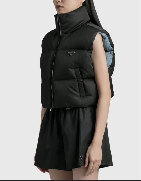 Дамски оригинален къс елек Prada, размер S