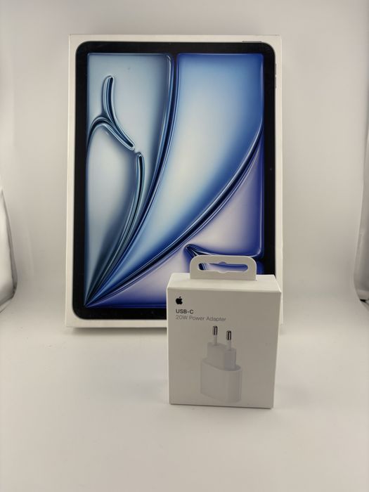 iPad Air 11" (M3), 256GB, Wi-Fi, Blue, sigilata, transport ZERRO