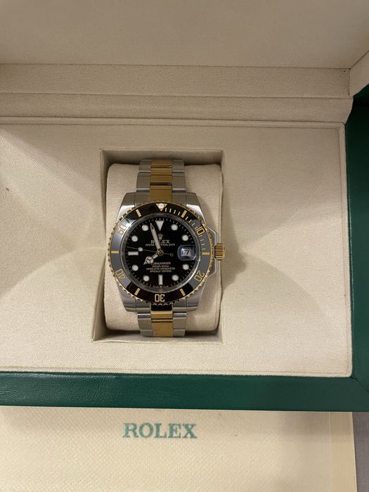 Rolex submariner two tone black dial
