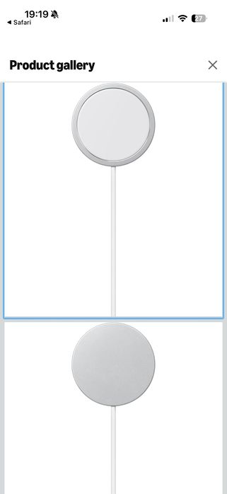 Оригинално Безжично Apple MagSafe Qi Зарядно