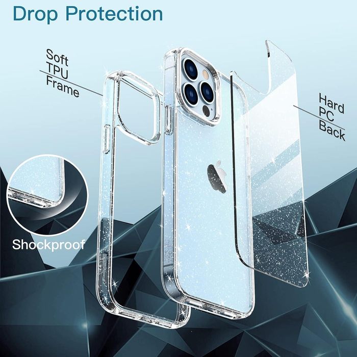 Блестящ Кейс Glitter Case за Apple iPhone 13 Pro Max