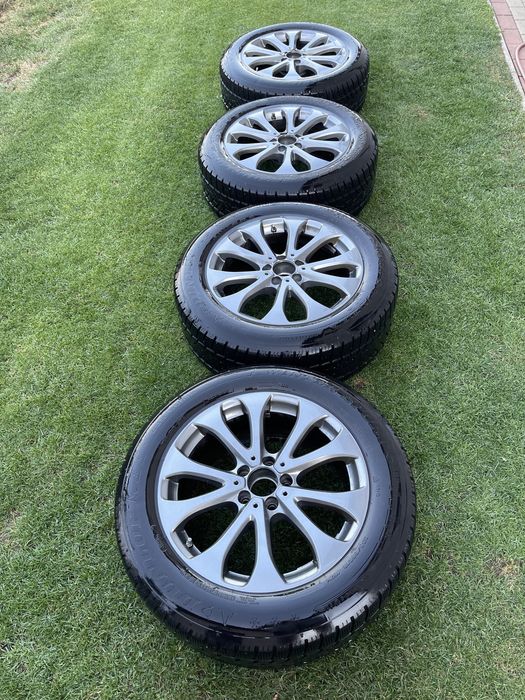 Jante Mercedes 18 +anvelope iarna Dunlop 235 60 r18