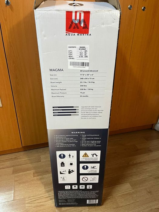 Aqua Marina Magma 11'2" bej – SUP Board BT-23MAP