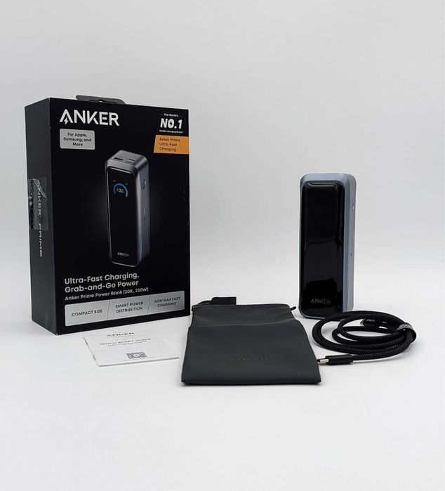 Power Bank Anker Prime 20 000 mAh 220W. Есть доставка