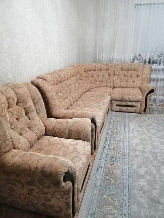 Диван угловой с креслом