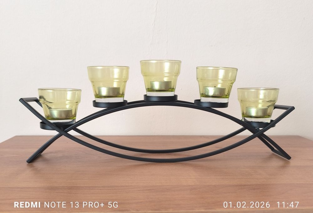 Подсвечник металлический