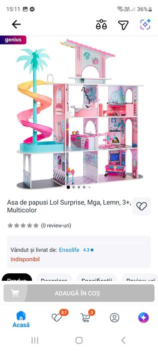 Căsuță păpuși LOL Surprise