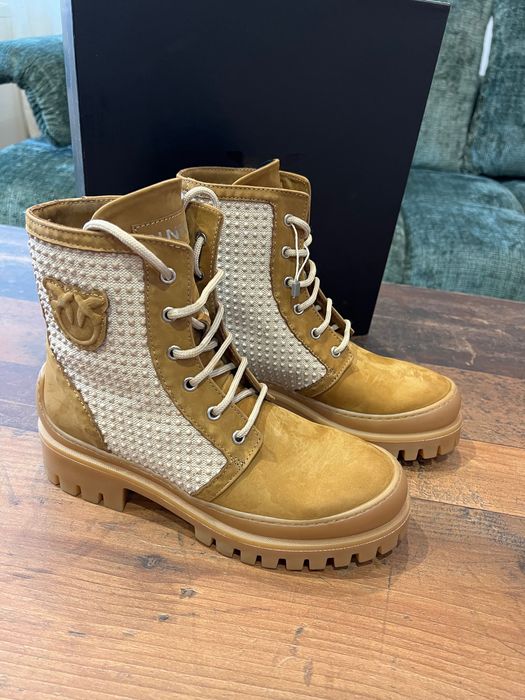 Pinko  чисто Ново боти естествен велур размер 38 цена