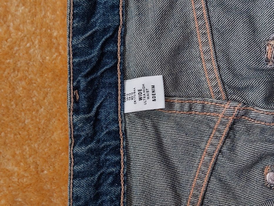Blugi wide  denim h&m