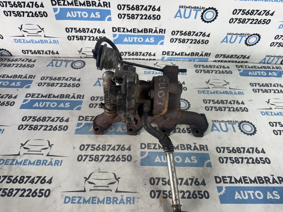 turbina turbo turbosuflanta 1,5 dci renault clio 3