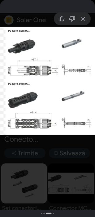 Conector solar Staubli MC4-EVO2