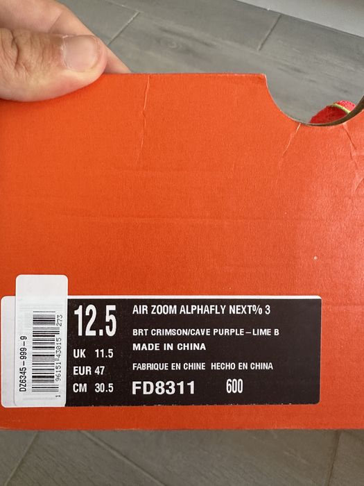 Nike Air Zoom Alphafly Next% 3 – NOI, Nepurtați – Mărimea 47 (EU)