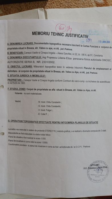 Vand teren intravilan Valea Tirsei Breaza