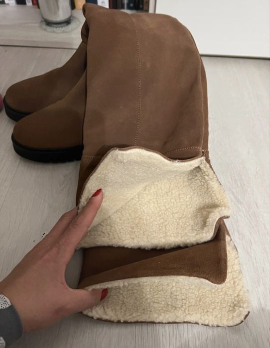 Cizme de piele Tommy Jeans