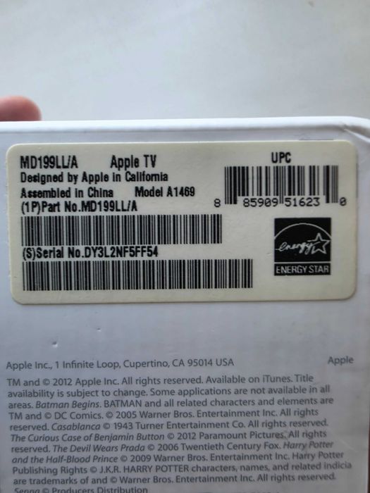 Приставка Apple TV