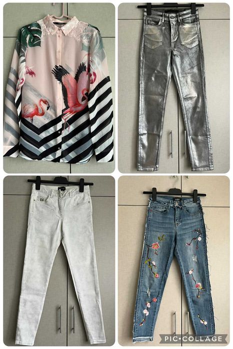 Дамска риза Guess и дънки Guess и Desigual