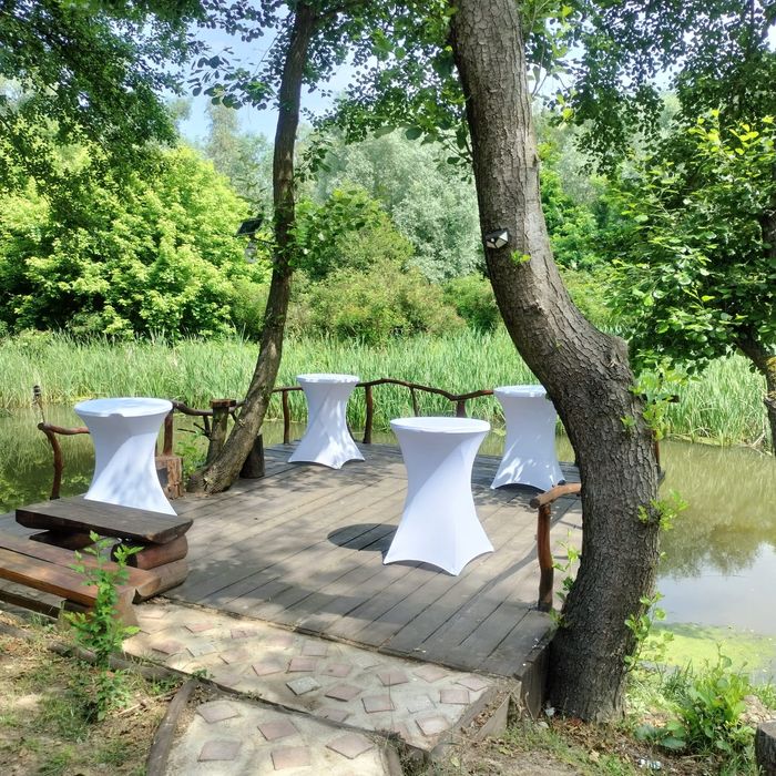 Mese Cocktail husa alba sau neagra