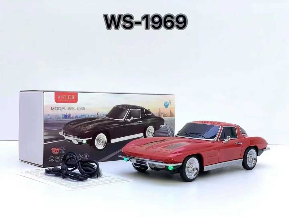 Boxa portabila Bluethooth USB MP3 Masinuta WS-1969 Chevrolet Corvette