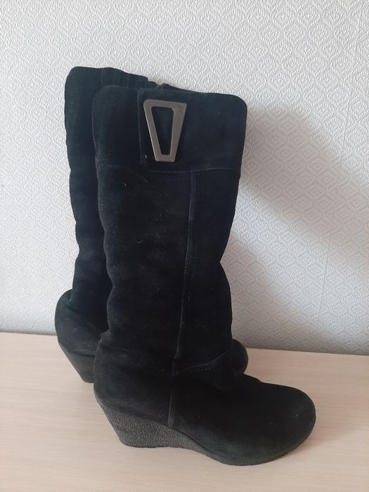 Зимние натуральные сапоги