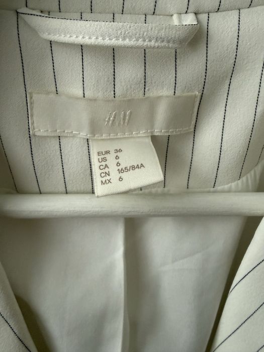 пиджак H&M в полоску