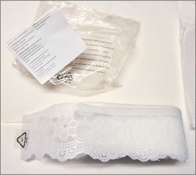 Dantela adeziva pentru rafturi