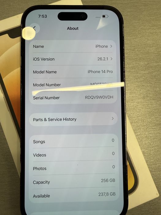 Iphone 14 pro 256gb 100% батерия